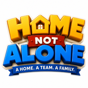 HOME NOT ALONE brand artwork