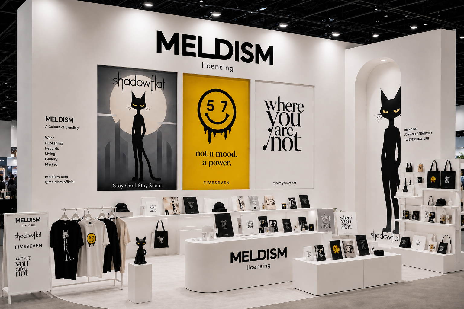Meldism licensing agency exhibition showcase